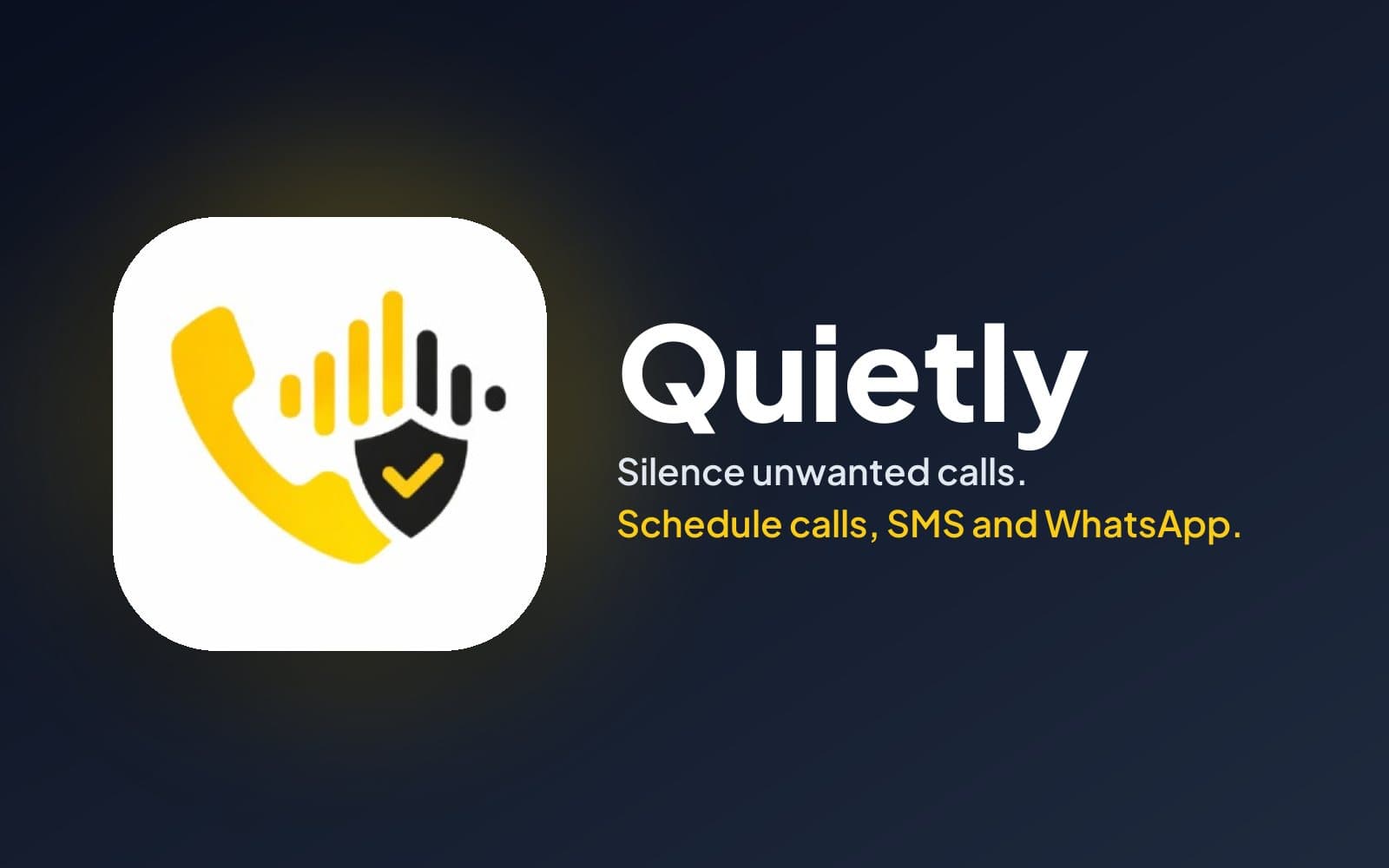 Quietly product preview